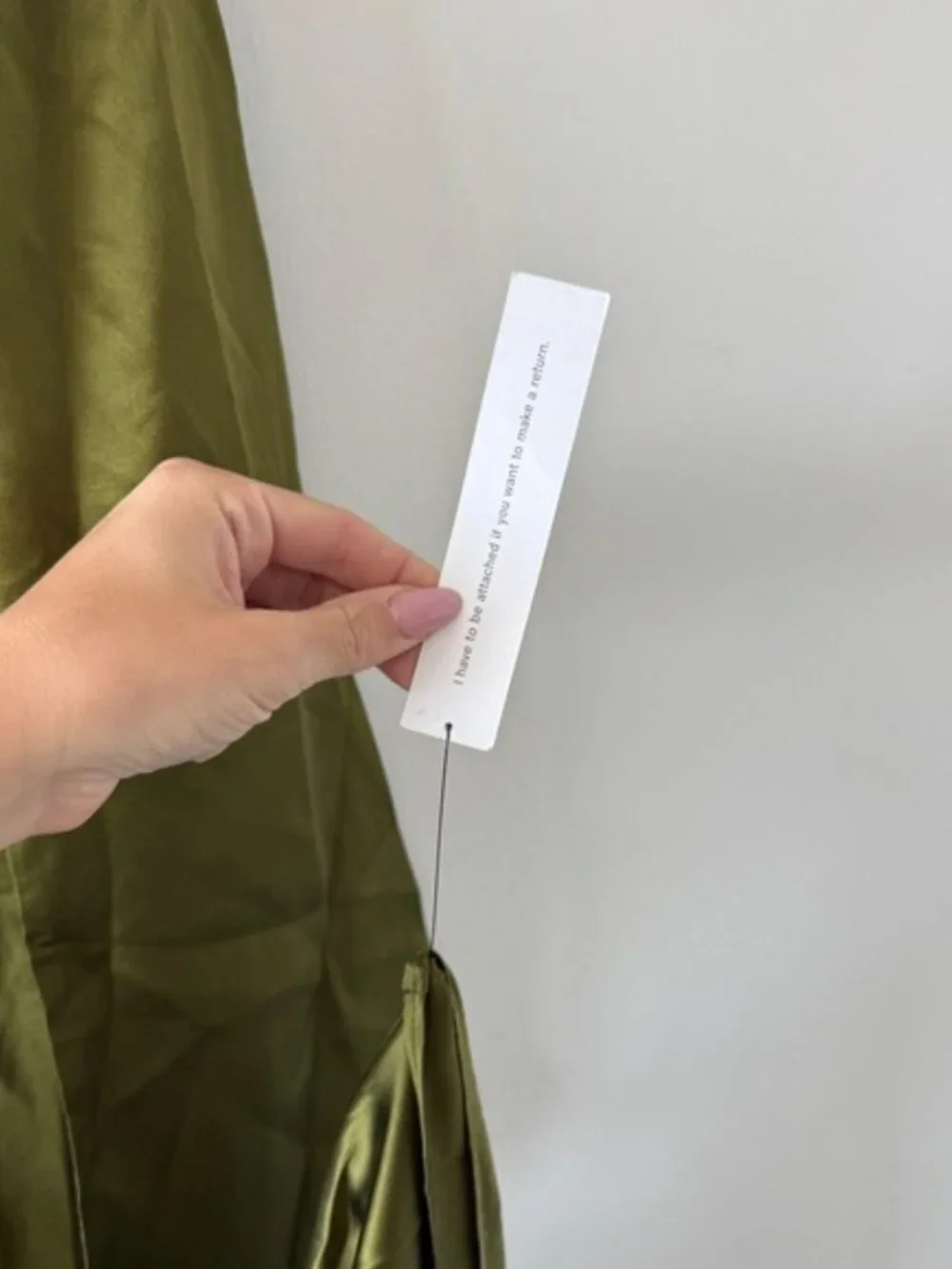 REFORMATION NWT Pike Silk Maxi Dress in Moss - Picture 8 of 14